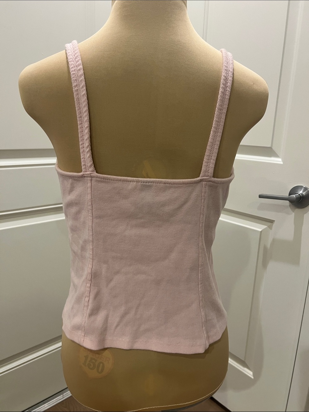 Universal Thread Light Pink Ribbed Bustier Tank - Picture 2 of 4